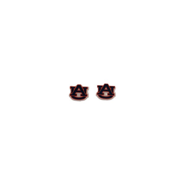 AU mini stud clear earrings print